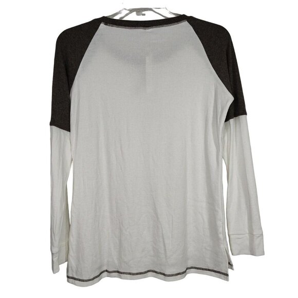 Todolor T-Shirt Shirt Men Size M Cream Brown Long Sleeve NEW - Picture 3 of 8